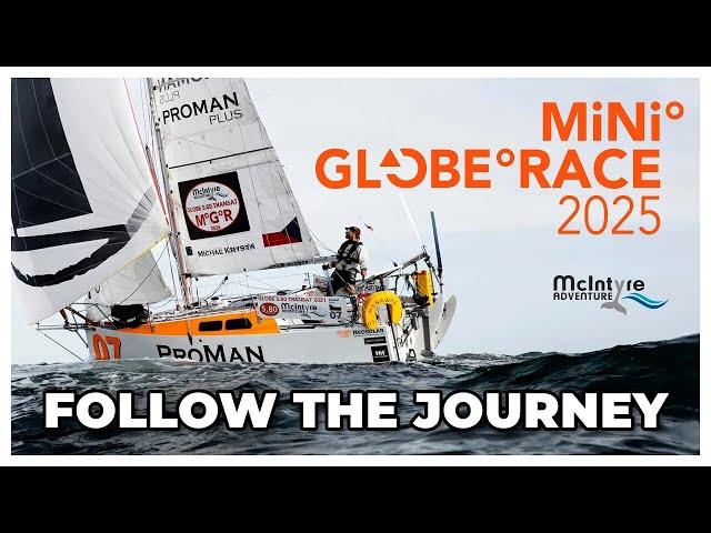 5.80 metre home build plywood boat solo around the world!  Mini Globe Race 2025