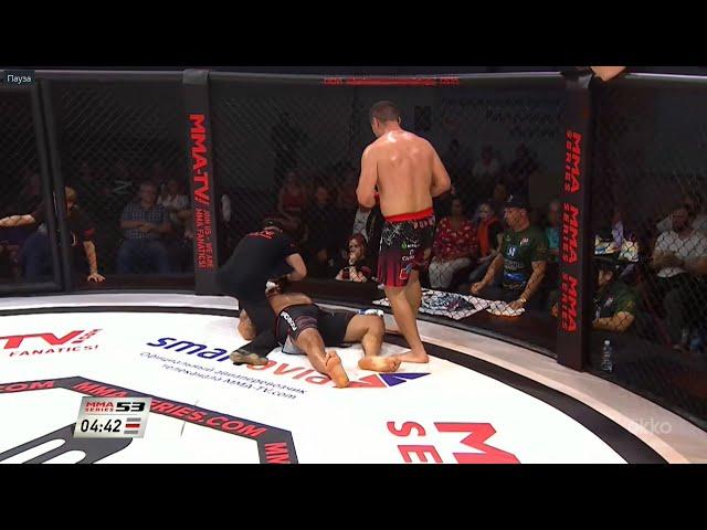 Попов обесточил Бигфута | Нокаут | MMA Series 53 | Okko ММА