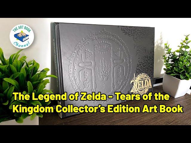 The Legend of Zelda - Tears of the Kingdom Collector’s Edition Art Book | Book Flip | 4K