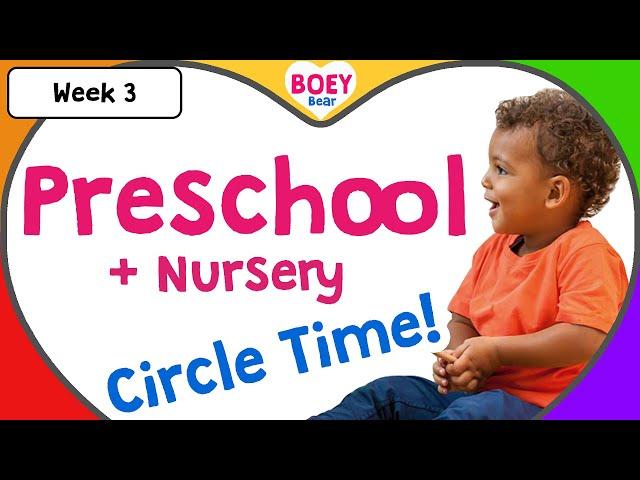 Preschool Learning Videos - Morning Circle Time Activities for 2 year old/3 year old/4 year old Kids