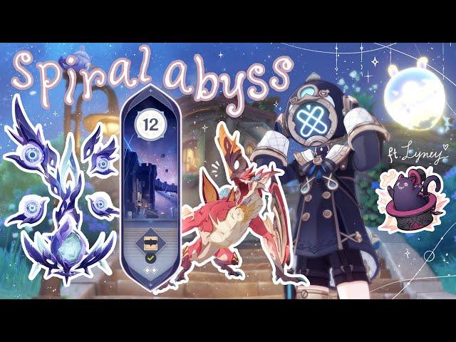 testing my teams in the new 5.2 spiral abyss 𝜗𝜚⋆₊˚.° ෆ  freminet physical & lyney burning