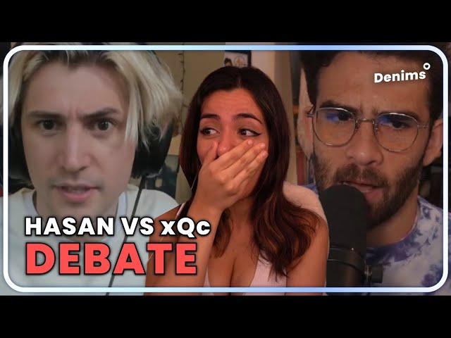 Hasanabi Debates XQC on Racism & LGBTQ issues | Denims Reacts