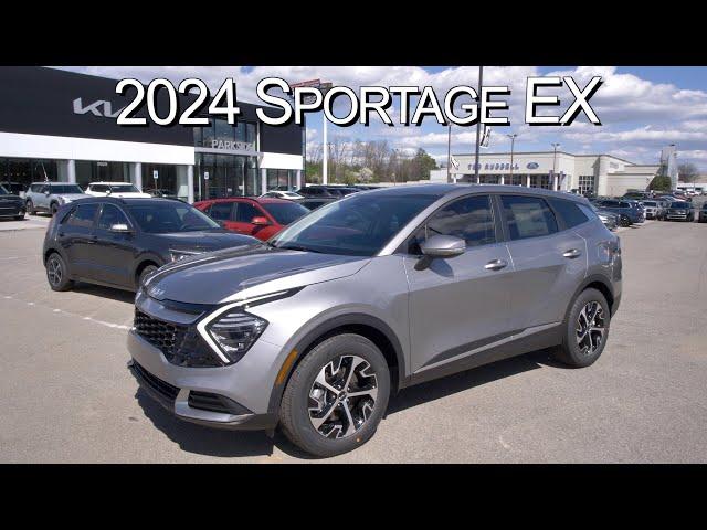 New Steel Gray 2024 Kia Sportage EX|Parkside Kia