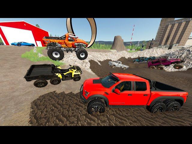 Racing on Crazy Racetrack to Win Special Prize | Farming Simulator 22