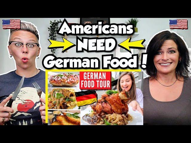American Couple Reacts: Must Eat German Foods! The Ultimate German Food Tour! FIRST TIME REACTION!