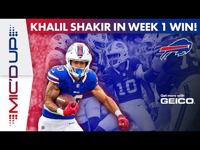 Khalil Shakir Mic'd Up In Season Opening WIN Over Cardinals! | Buffalo Bills