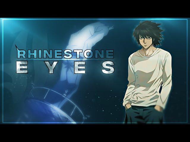 L Lawliet - Rhinestone Eyes [Edit/AMV]!