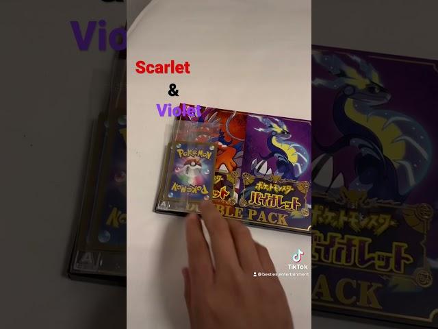 Got my hand on Scarlet and Violet in Japan.  Very excited for the promo cards.