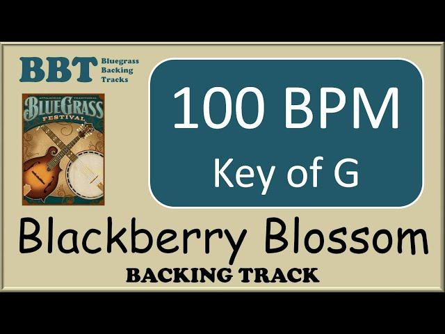 Blackberry Blossom - bluegrass backing track