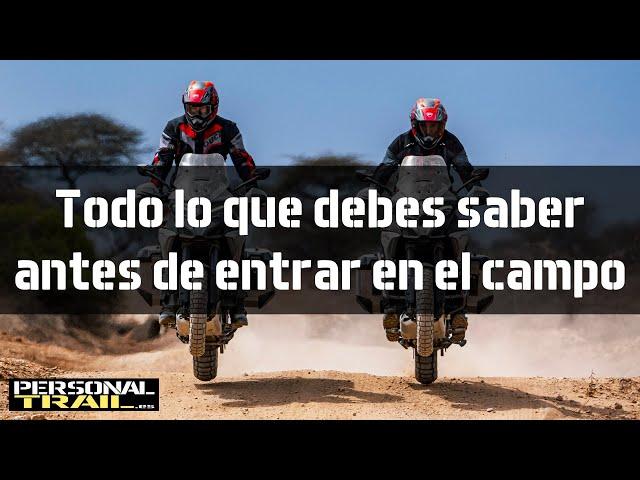 Todo lo que saber antes de entrar en campo con tu moto Trail