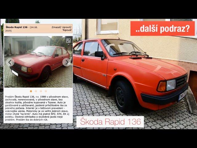 Škoda Rapid 136 | #hledámeklasiku | Další podraz?