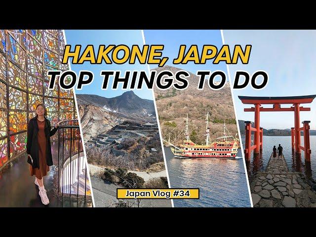 Top Things To Do in HAKONE, JAPAN ️ | Open Air Museum  | Owakudani  | Pirate Ship  | Shrine ️