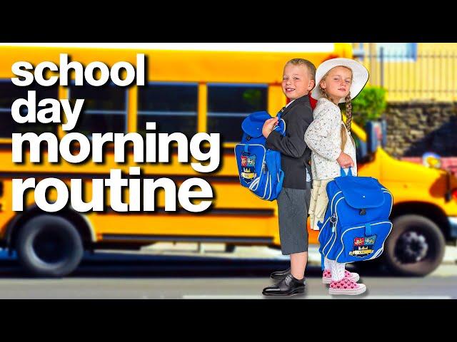 SCHOOL MORNING ROUTINES for Gaby and Alex