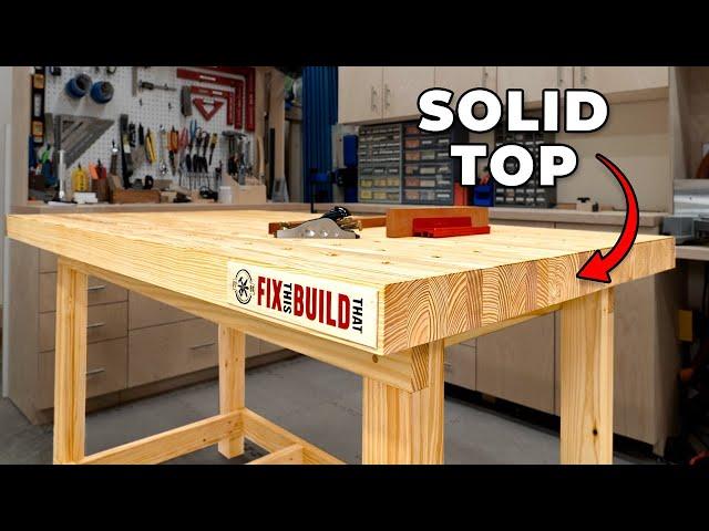 Building a Sturdy Workbench with Cheap Wood