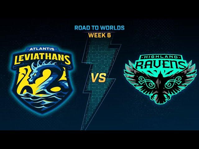 SMITE Pro League Road to Worlds Week 6 : Atlantis Leviathans Vs Highland Ravens