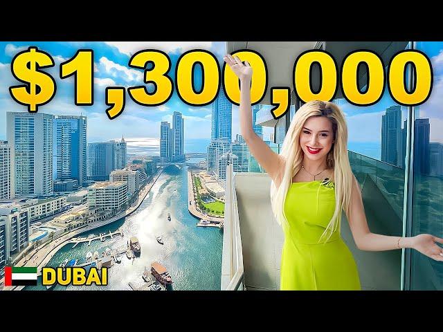 INSIDE A $1,300,000 LUXURIOUS APARTMENT WITH INCREDIBLE VIEWS OF DUBAI MARINA| DUBAI REAL ESTATE