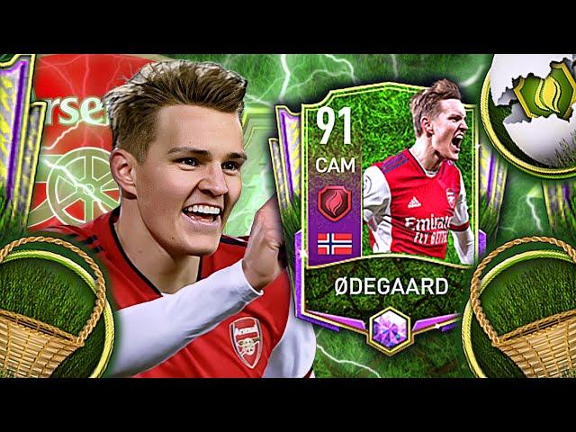 IS HE A GOOD CAM??? 91 ODEGAARD REVIEW: SPRING SHOWDOWN | FIFA MOBILE 22