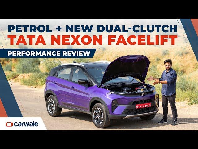 Tata Nexon Facelift Turbo Petrol + Dual-Clutch Automatic Review | 0-100kmph tested | CarWale