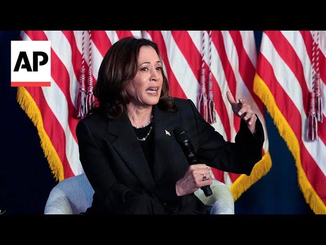 Kamala Harris says JD Vance told a 'compelling' but incomplete story at RNC