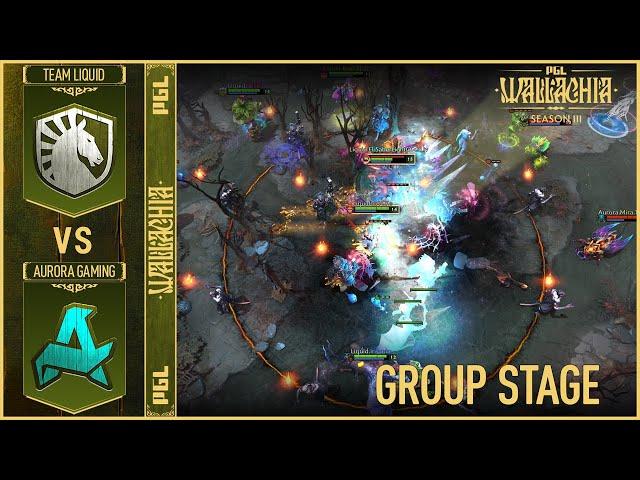 LIQUID vs AURORA - HIGHLIGHTS - PGL Wallachia Season 3 | DOTA2