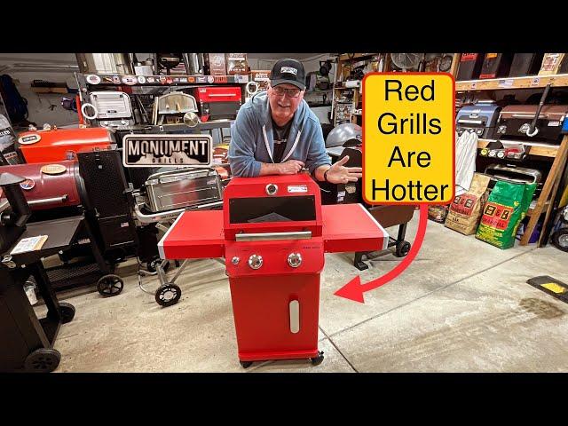 Review of The All New Monument Grills New Mesa 200R Gas Grill! / Awesome New Design!