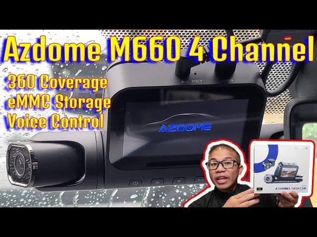 How to install Azdome M660 4 Channel Dash Cam