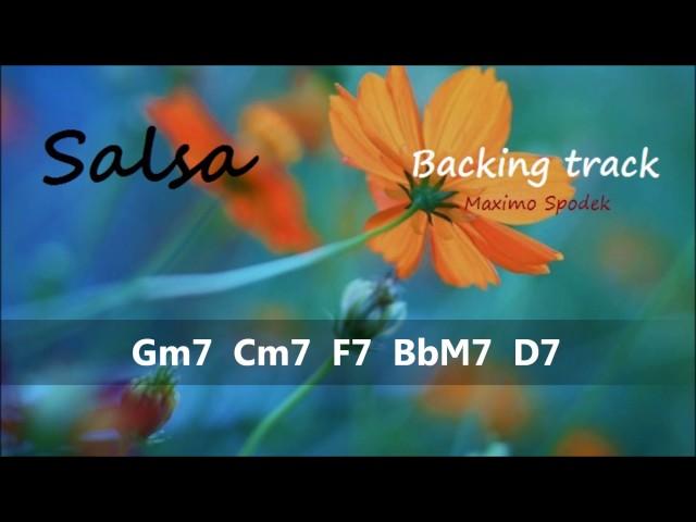 LATIN SALSA BACKING TRACK IN G POR PRACTICE AND IMPROVISATION