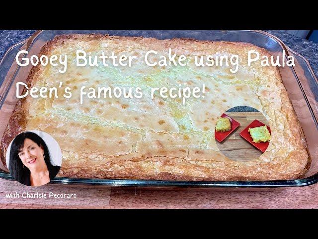 This is the original Gooey Butter Cake recipe from Paula Deen! Easy to make and delicious!