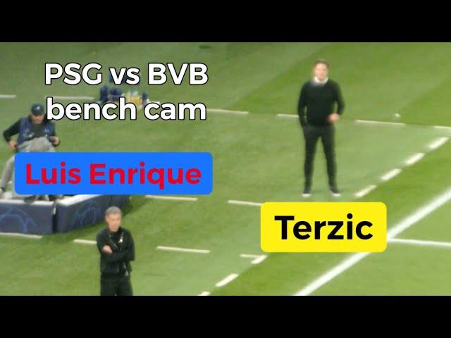 Champions league semi final PSG vs BVB last minute Edin Terzic cam