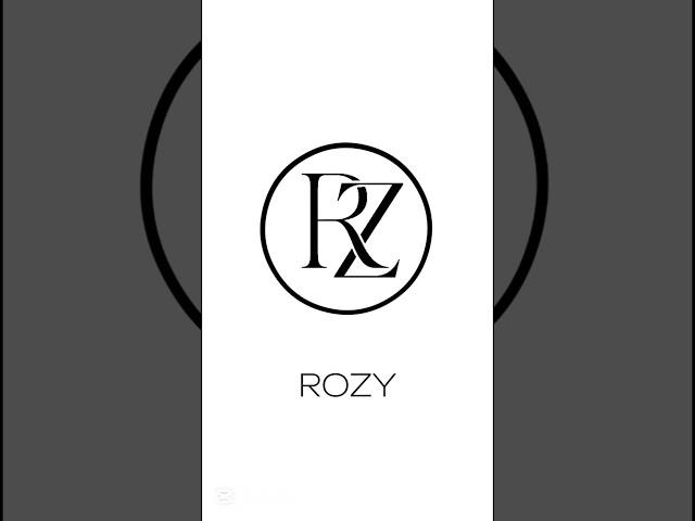 ROZY | Drawing tutorial #namelogo #art #logodesign #logos #anime #shortsviral #shortsfeed #reels