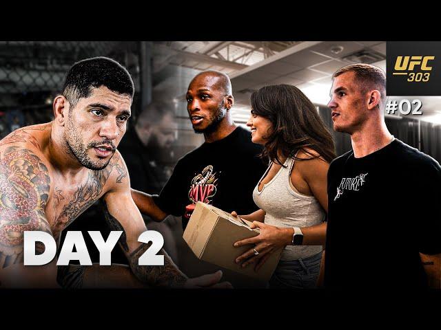 Alex Pereira Training in UFC PI - Meeting Nina Drama / Michael Page / Ian Garry - UFC 303 Day 2