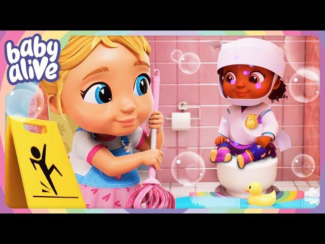 The Babies Potty Training Goes Wrong!   NEW Baby Alive Season 4