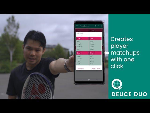 The ESSENTIAL app for tennis and badminton clubs