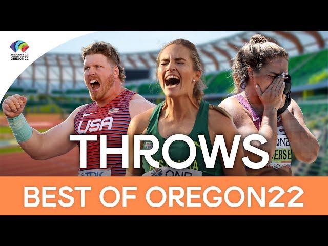 Best of throws at the World Athletics Championships