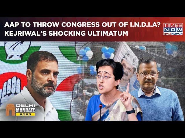 Delhi Elections: AAP's 'Remove Congress From I.N.D.I.A.' Demand | CM Atishi’s Shocker On BJP | Watch