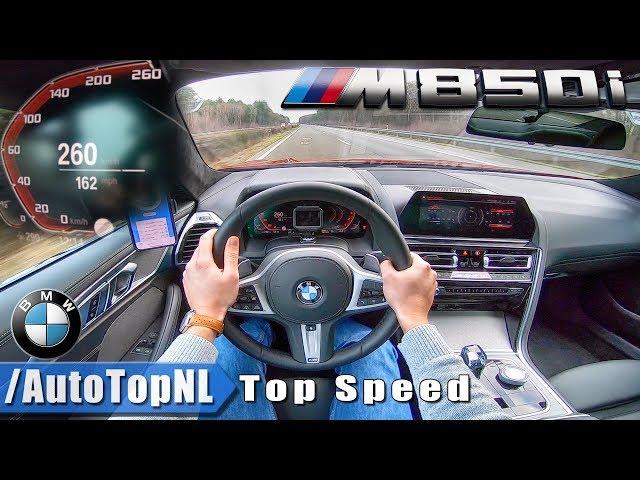 BMW 8 Series M850i xDrive AUTOBAHN POV 260km/h TOP SPEED by AutoTopNL