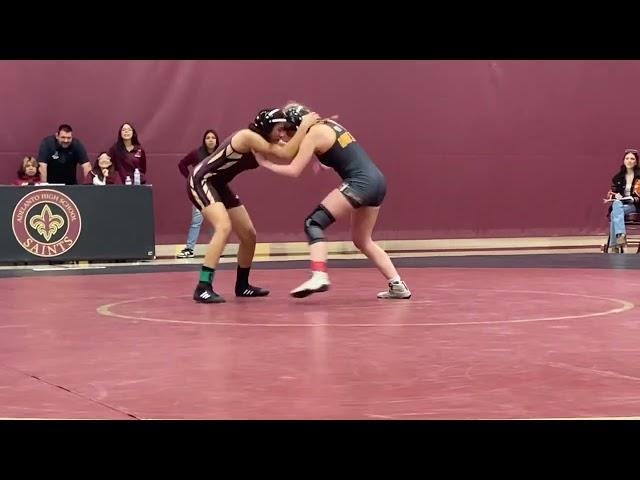 120 Girl High School wrestling Adelanto Freshmen Vs Apple Valley Senior