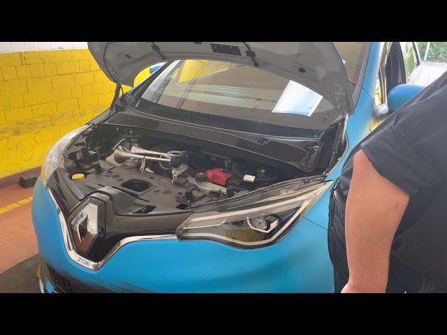 Renault Zoe Federdome Wasserabläufe Vorbereitung für Tieferlegung