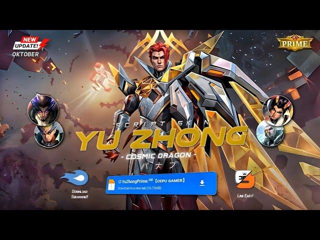 Script Skin Yu Zhong Prime No Password | Full Effect & Voice Update | New Patch