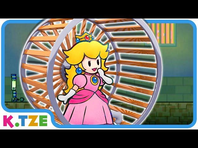 Peach im Hamsterrad gefangen  Super Paper Mario