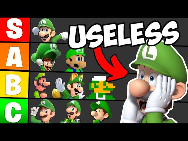 Ranking How USELESS Luigi is in Every Mario Game