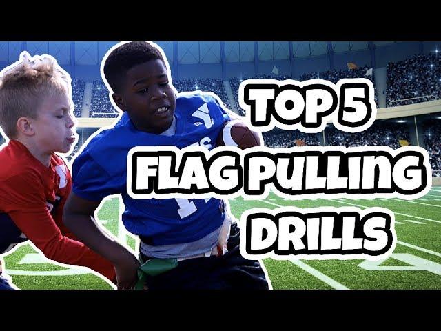 Top 5 Flag Pulling Drills For Kids | Flag Football Drills