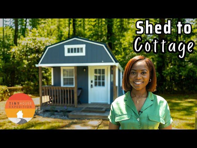 She converted a Shed into a Tiny House ADU & now helps others do it!