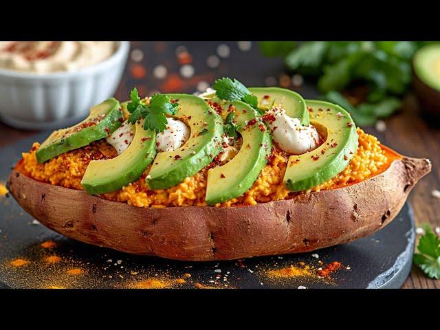 A new way to prepare sweet potatoes! An incredibly delicious and healthy recipe in 10 minutes!