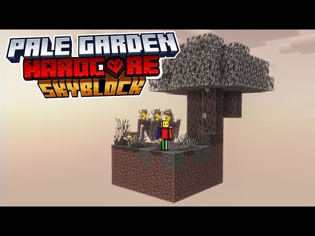 Sobreviví 100 Dias en Pale Garden SkyBlock en Minecraft Hardcore