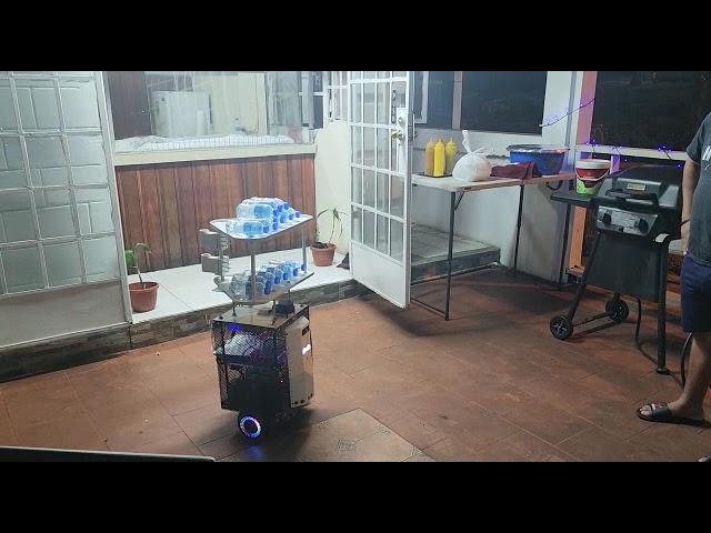 First Robotic Platform Built in Trinidad and Tobago to Work In Resturants (ROS Based)