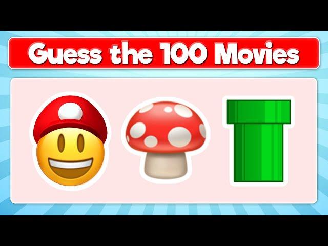 Guess the Movie by Emoji Quiz  (100 Movies Emoji Puzzles)