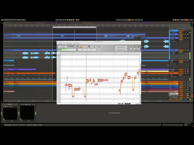 Ableton Live Remixing - Changing a vocal's pitch to match your musical backing