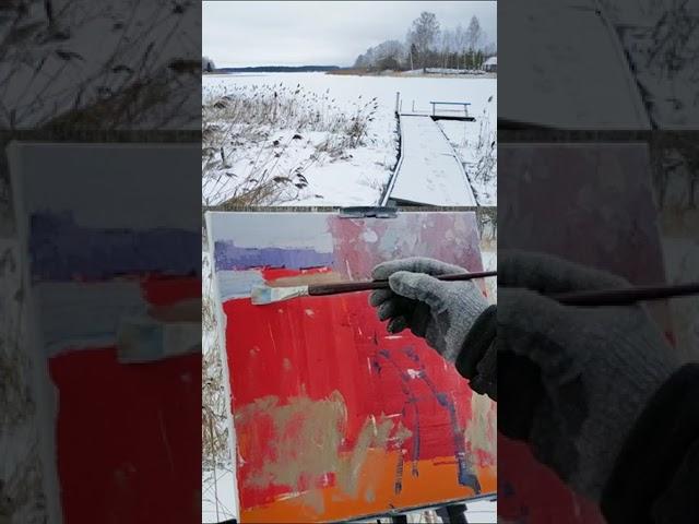 ПИСАТЬ маслом ПО ИМПРИМАТУРЕ