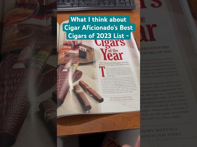 Cigar Aficionado’s list in a nutshell #cigar #cigars #luxury